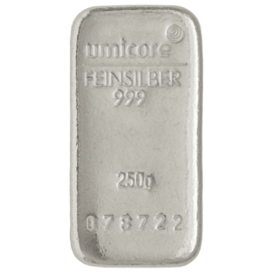 Umicore Silberbarren 250 Gramm